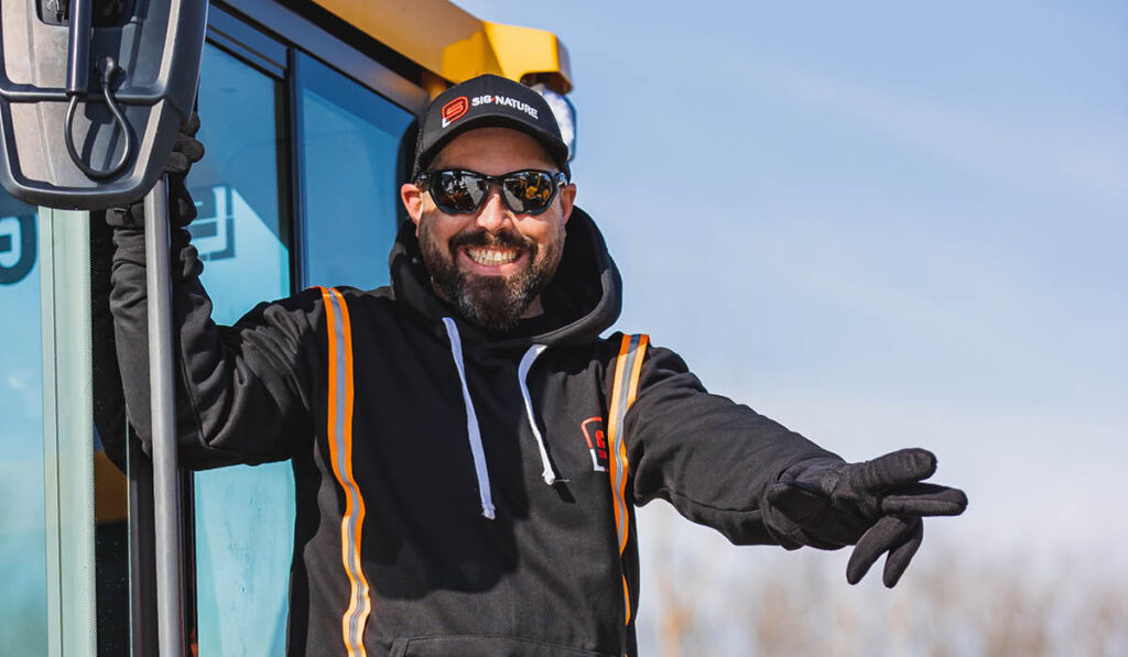 Daniel Lauzon, chef opérateur chez Sig-Nature